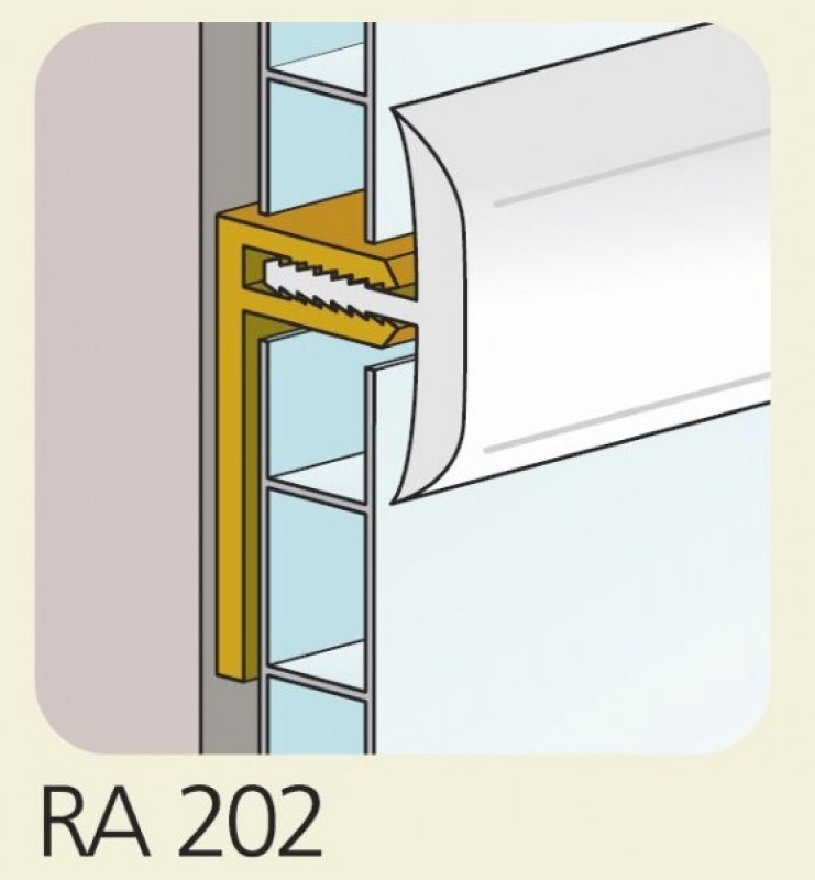 A profile connecting round 202